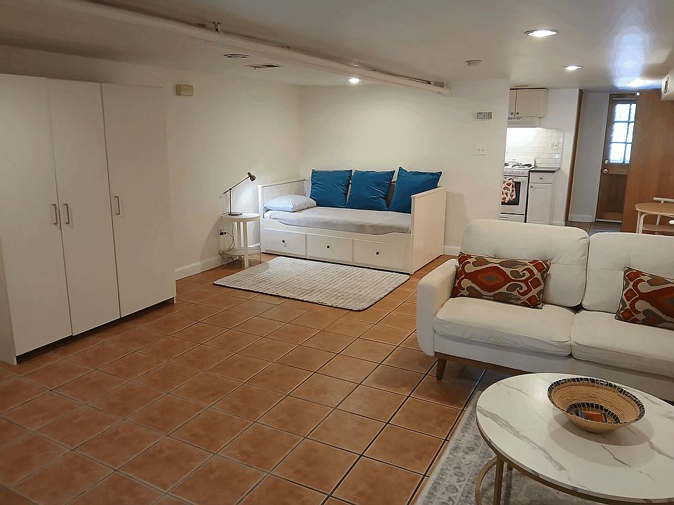 Main living/sleeping area with standing closet