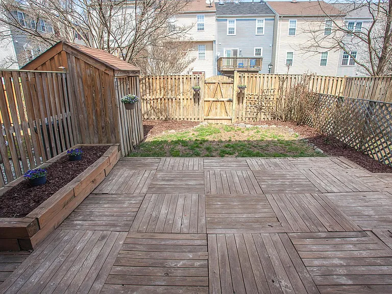 Fenced Backyard