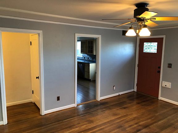 Living room and front entry