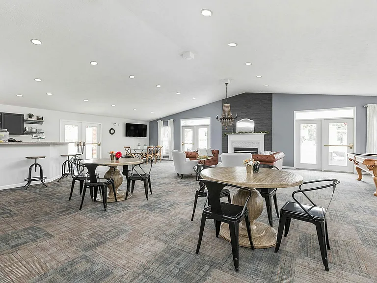 This is where neighbors become friends. Gather for a game, a meal, or a quiet moment by the fire.