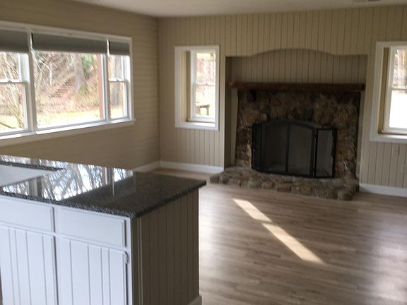 Kitchen is open to living room