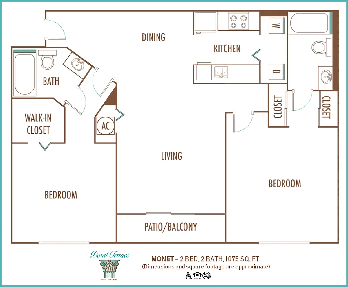 Floor plan MONET