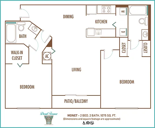 Floor plan MONET