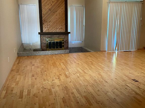 Family Room with wood burning fireplace