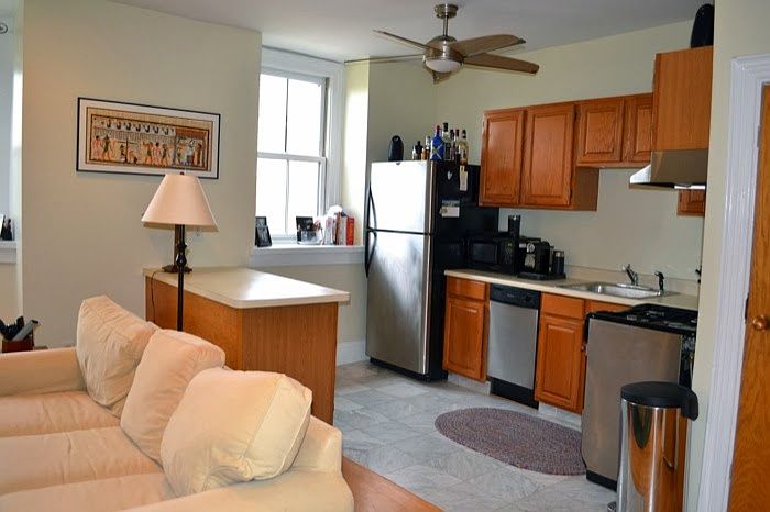 Open modern kitchen & window