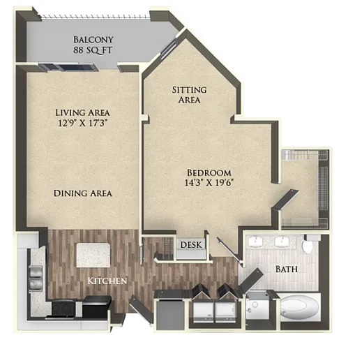 Floor plan A14