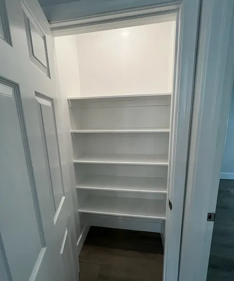 hall closet for additional storage