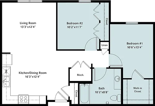 Floor plan 2A