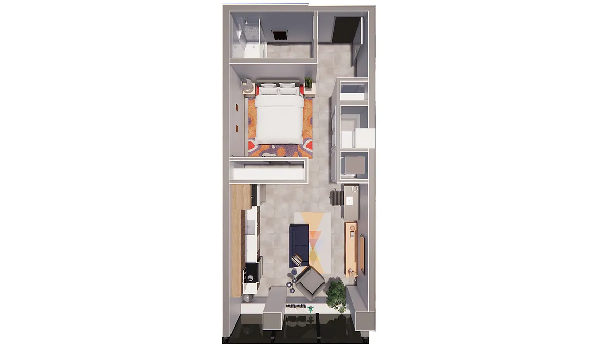 Floor plan The Carson