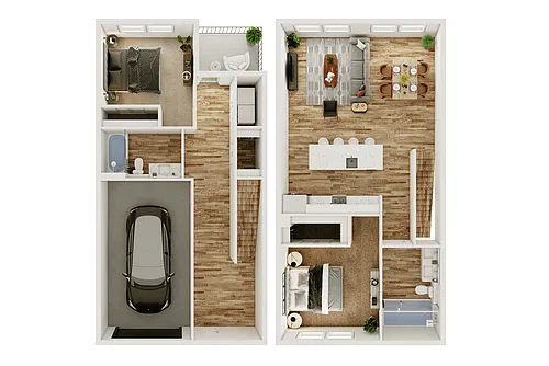 Floor plan TH B1