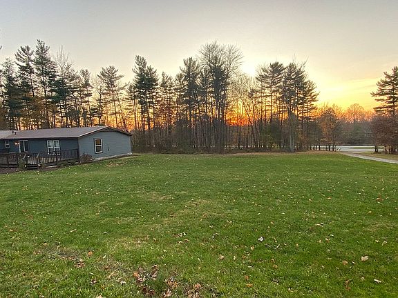 sunset view from backyard