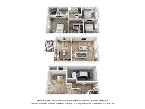 Floor plan Twinleaf Townhome