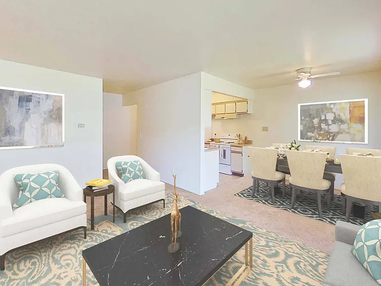Living and Dining Rooms