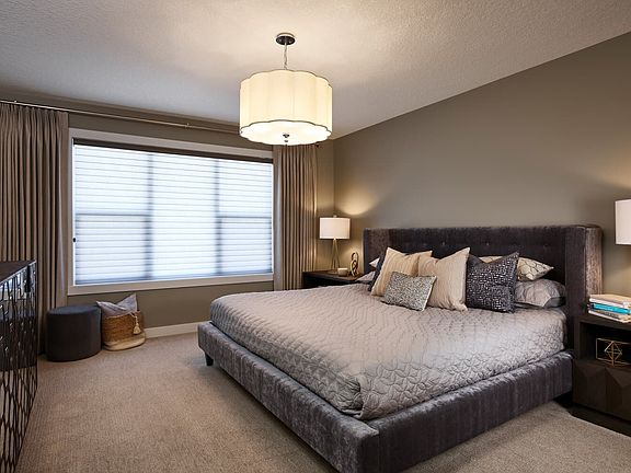 master bedroom in the savona 3 in cranstons riverstone