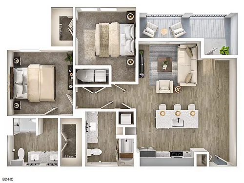Floor plan B2HC