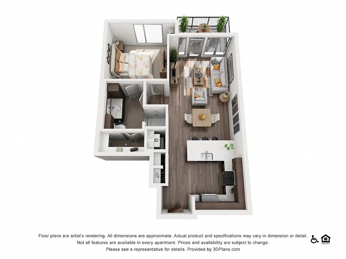 Floor plan 1H