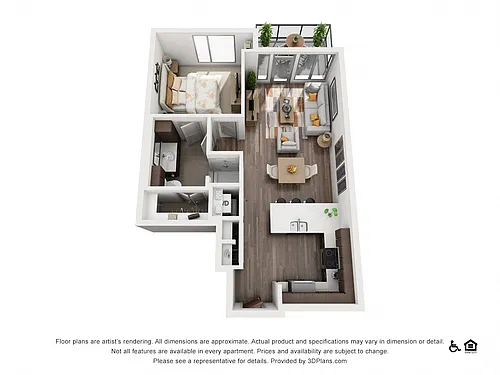 Floor plan 1H