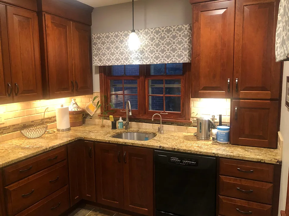 updated kitchen with dishwasher