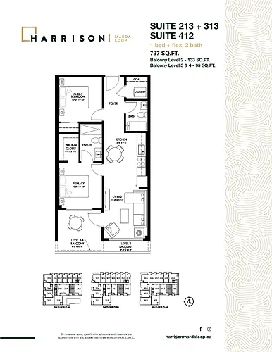 Floor plan Jr 2 Bedrooms Apartment 1 Bed 1 Bath