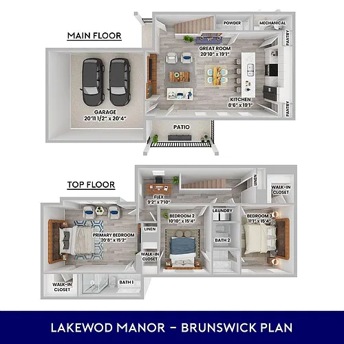 Floor plan Brunswick