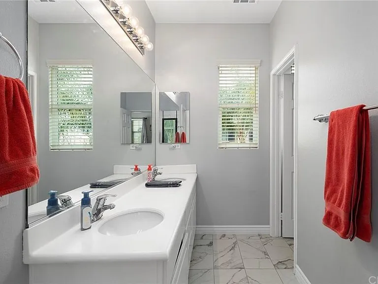 Jack and Jill upstairs bathroom.