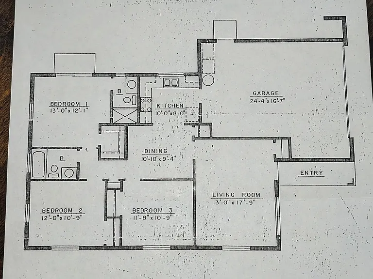 Blueprint Of house.