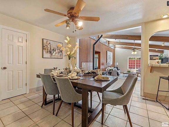 Furniture is professionally staged.