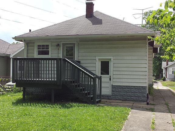 Back view of home
