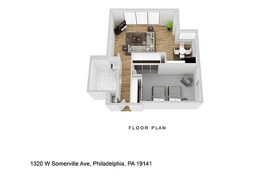 Floor plan 1 Bedroom