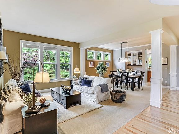 The formal living and dining rooms are defined by elegant pillars yet are open to one another thus visually expanding the space! Framed like a picture, the outdoors await you right outside. If you're a fan of nature, this house will soothe your soul!