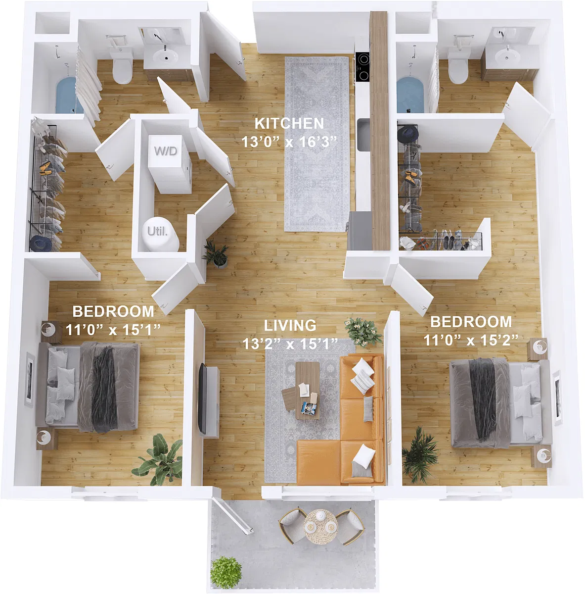 Floor plan Furrow - C1