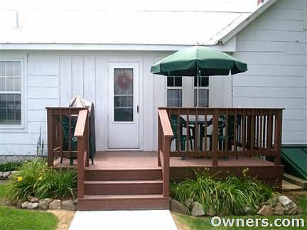 rear of home 10x14 deck