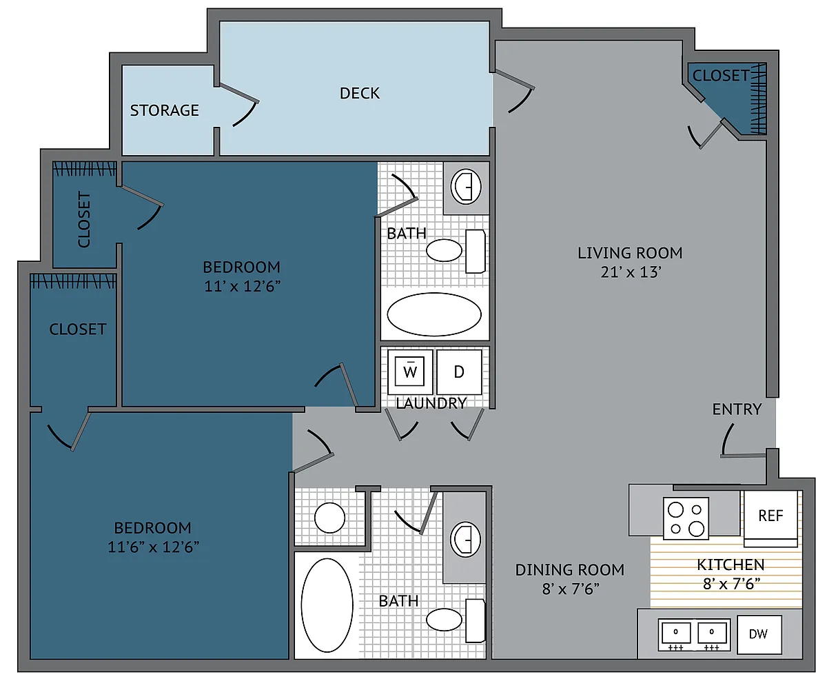 Floor plan Broadway