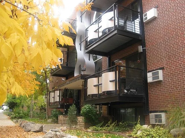 Exterior of the building