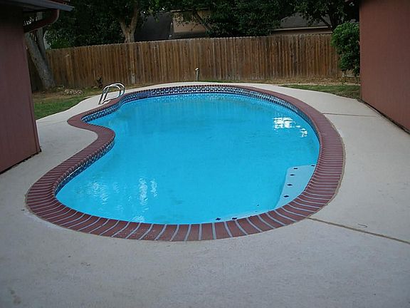 POOL HAS BEEN RESURFACED &  WITH COOL DECK & ANOTHER DRAIN ADDED