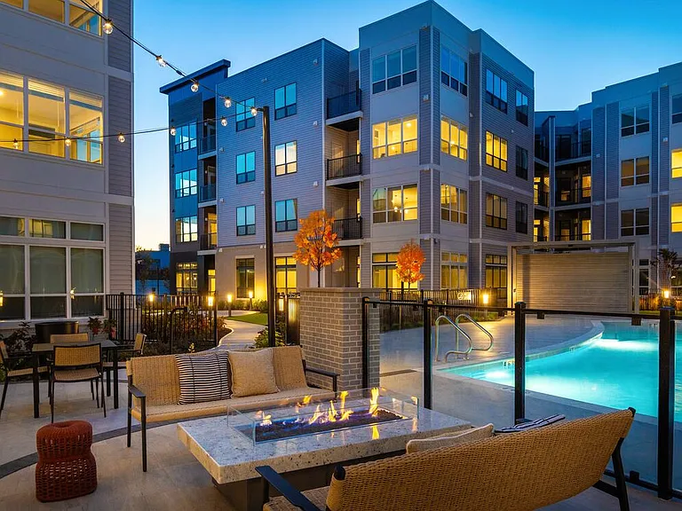 Courtyard and pool