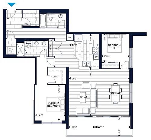 Floor plan Wellington