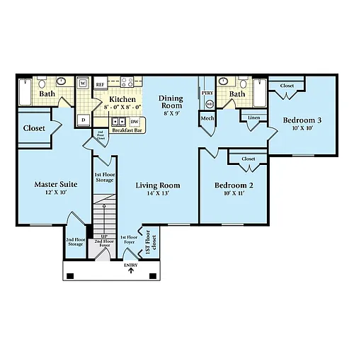Floor plan Hawthorn