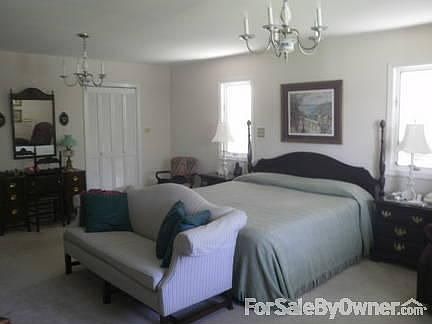 Spacious master bedroom with on-suite