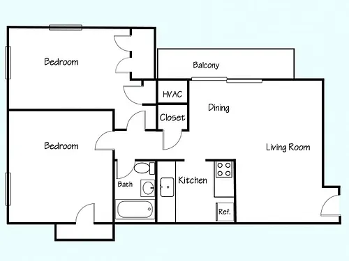Floor plan Mandarin