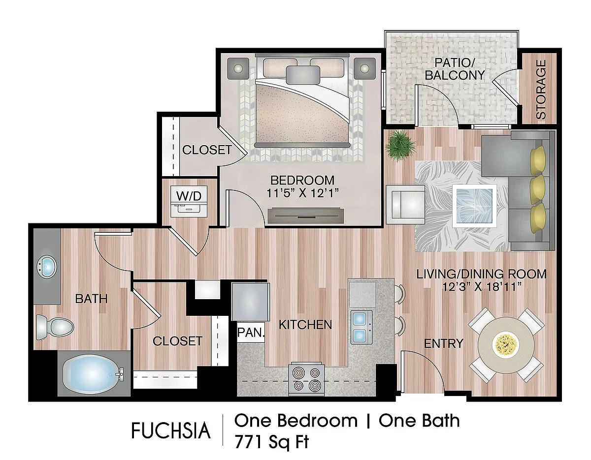 Floor plan Fuchsia