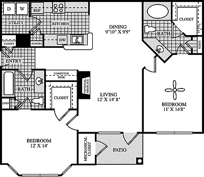 Floor plan Paris