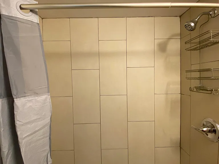 Tiled shower