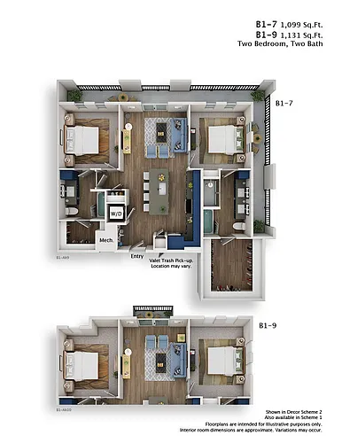 Floor plan B1-9