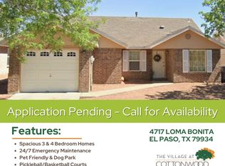 4717 Loma Bonita Dr, El Paso, TX 79934