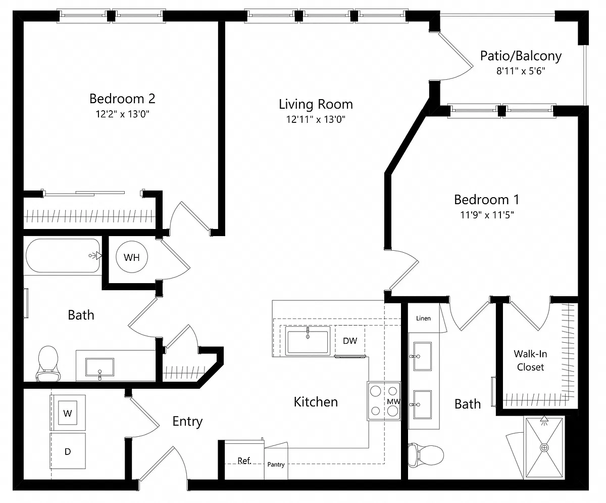 Floor plan B1