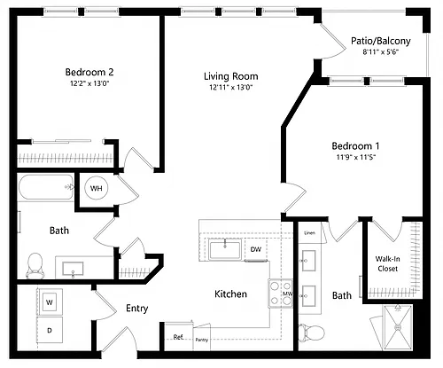 Floor plan B1