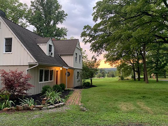 View west to Solebury School grounds and Misty Hill Farm in distant.