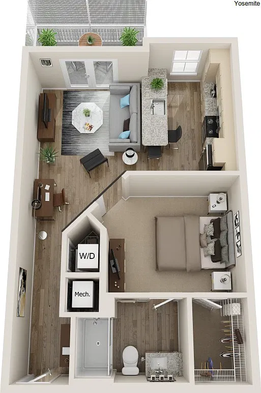 Floor plan Yosemite