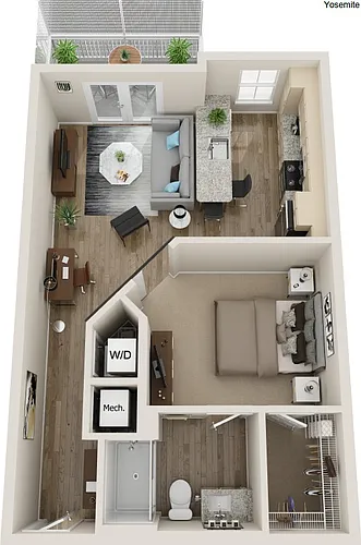 Floor plan Yosemite